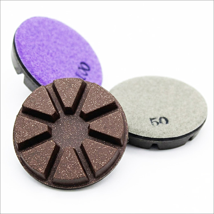 3 inches 80mm hybrid bond diamond floor polishing pads for concrete