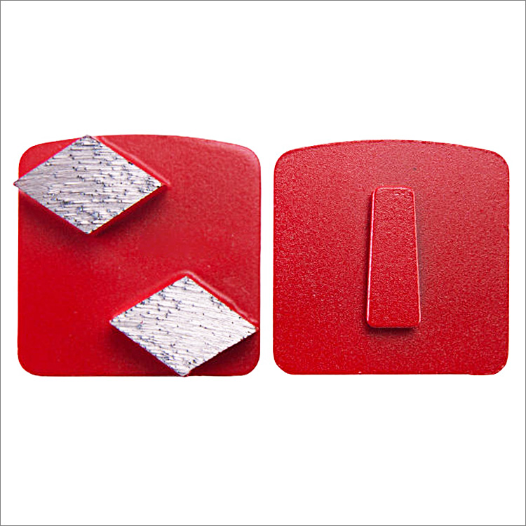 Diamond concrete grinding shoes for Scanmaskin floor grinder parallelogram shape segments