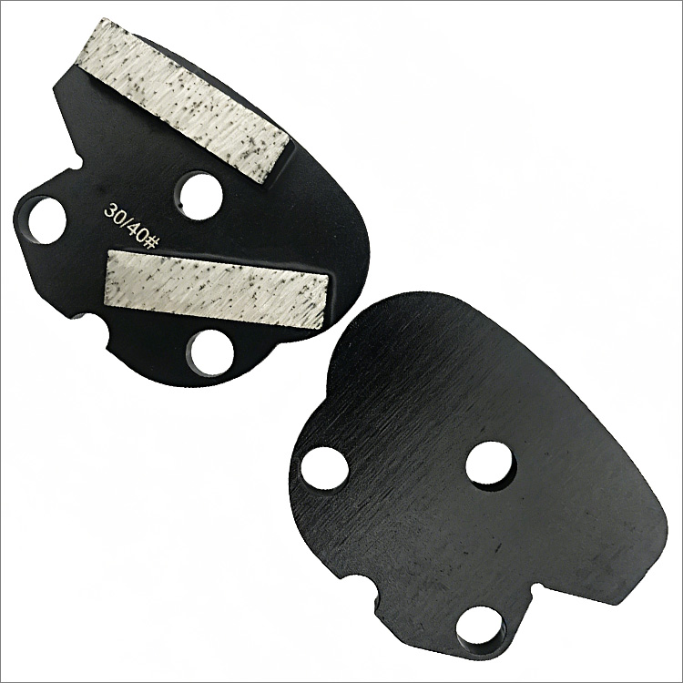 Diamond grinding shoes for Airtec floor grinders - double bar segments