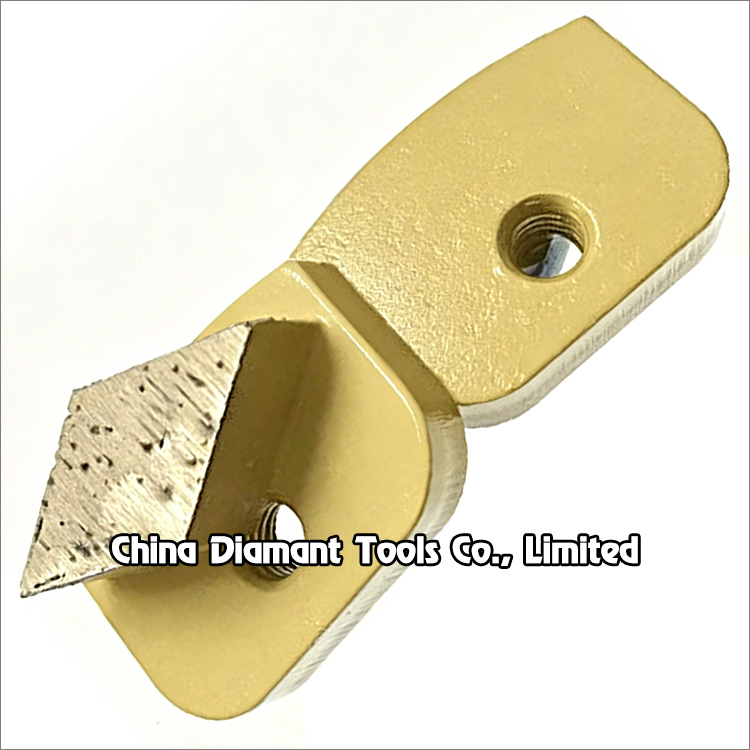 Diamond grinding shoes for Newgrind Rhino floor grinders parallelogram shape segment