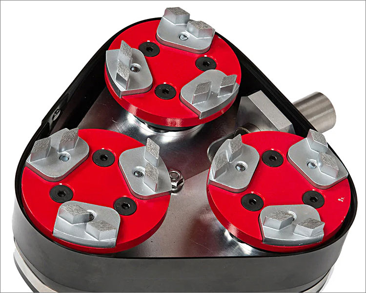 Diamond grinding shoes for Newgrind Rhino floor grinders